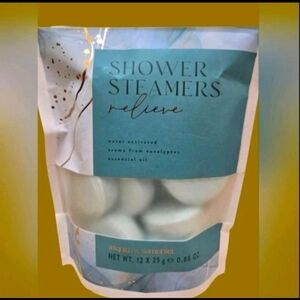 Asquith & Somerset Shower Steamers RELIEVE Green Floral & Musk 12 Count Scented